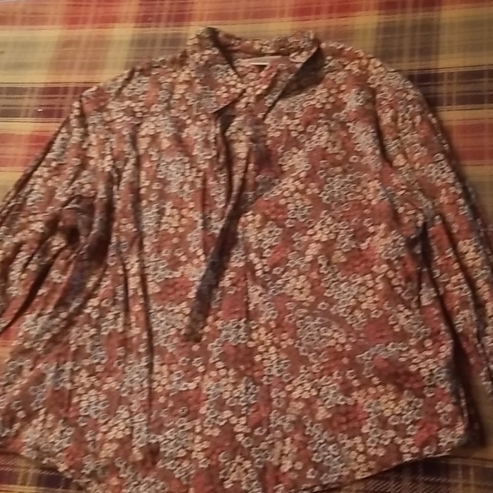 Floral Long Sleeve Shirt